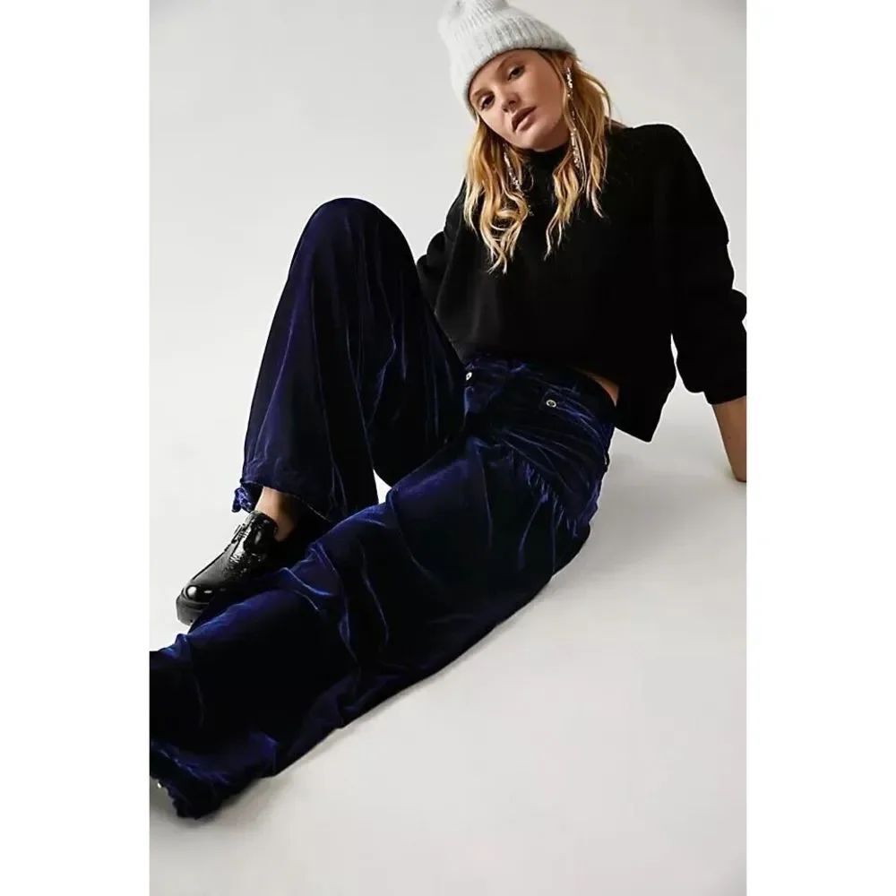 Free People Lotus Velvet Pants